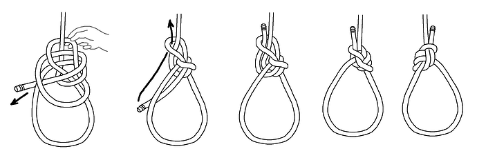 Cowboy Bowline, Ashley Stopper End 2