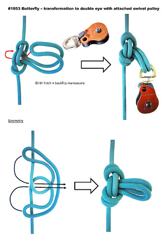 Butterfly_Girth-hitched_Pulley