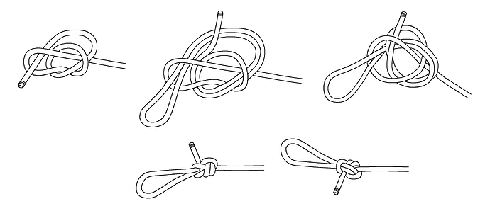 Ashley's Stopper tied in Bight, B2