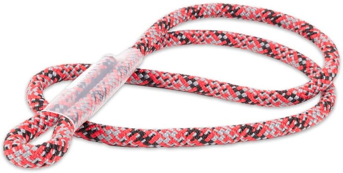 Sewn bound loop