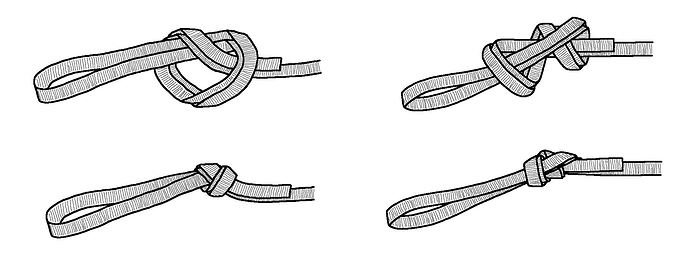 Figure Nine Loop with webbing