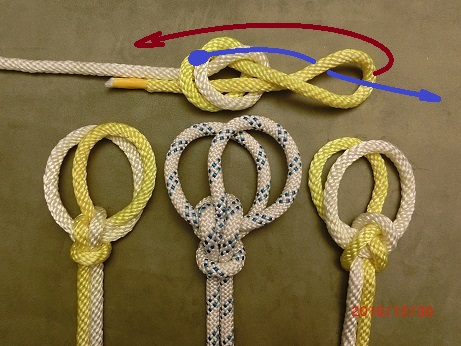 Lee's Double loop knot (V1) variation..JPG