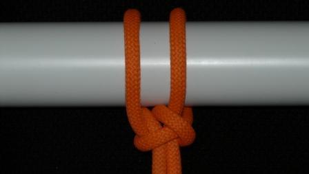 overhand knot based simple hitch-double noose (inverted)(top view).JPG