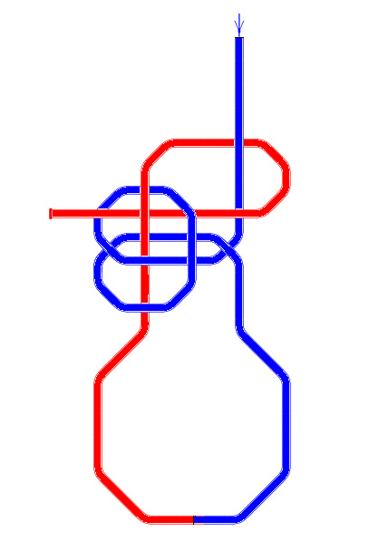 Double, crossed nipping loops bowline (KnotMaker drawing).jpg