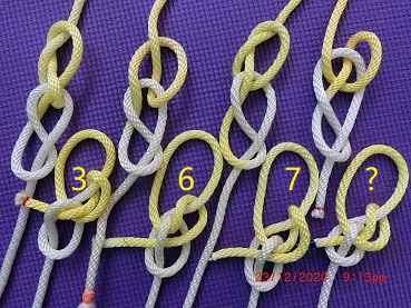 Crossing knot loops #3 #6 #7.JPG