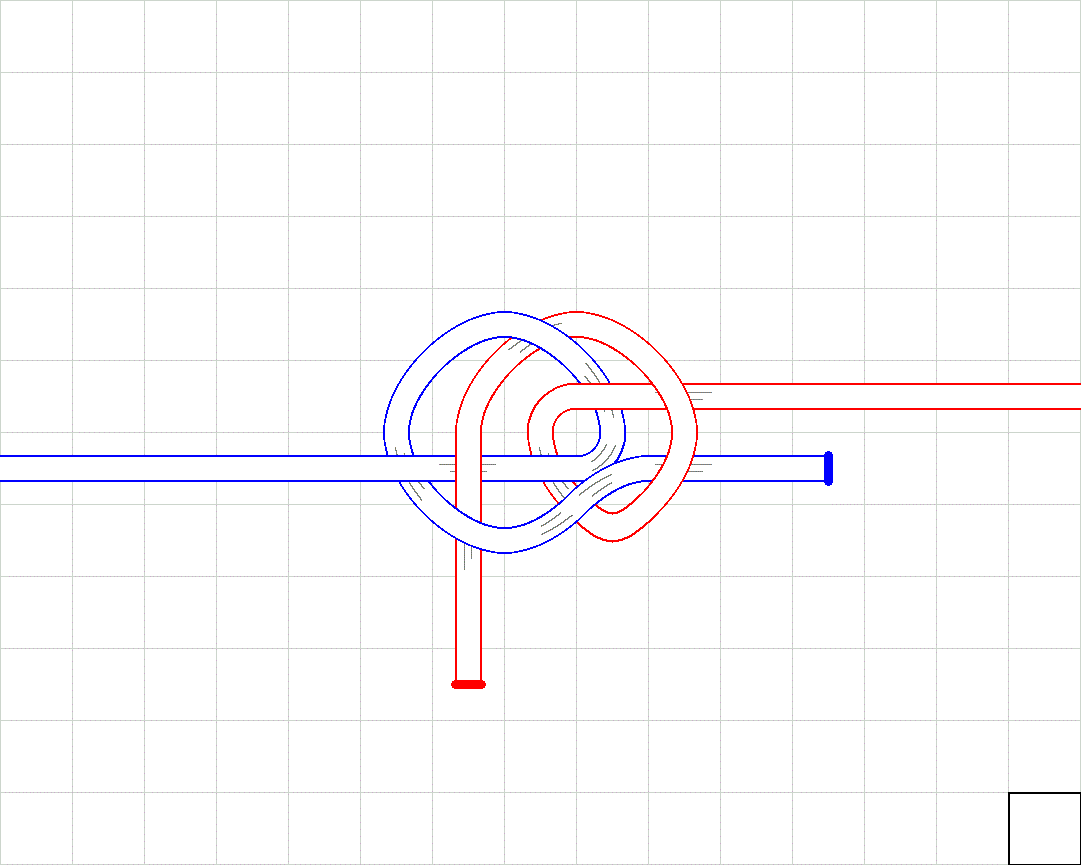 another asymmetrical crossing knots bend.gif